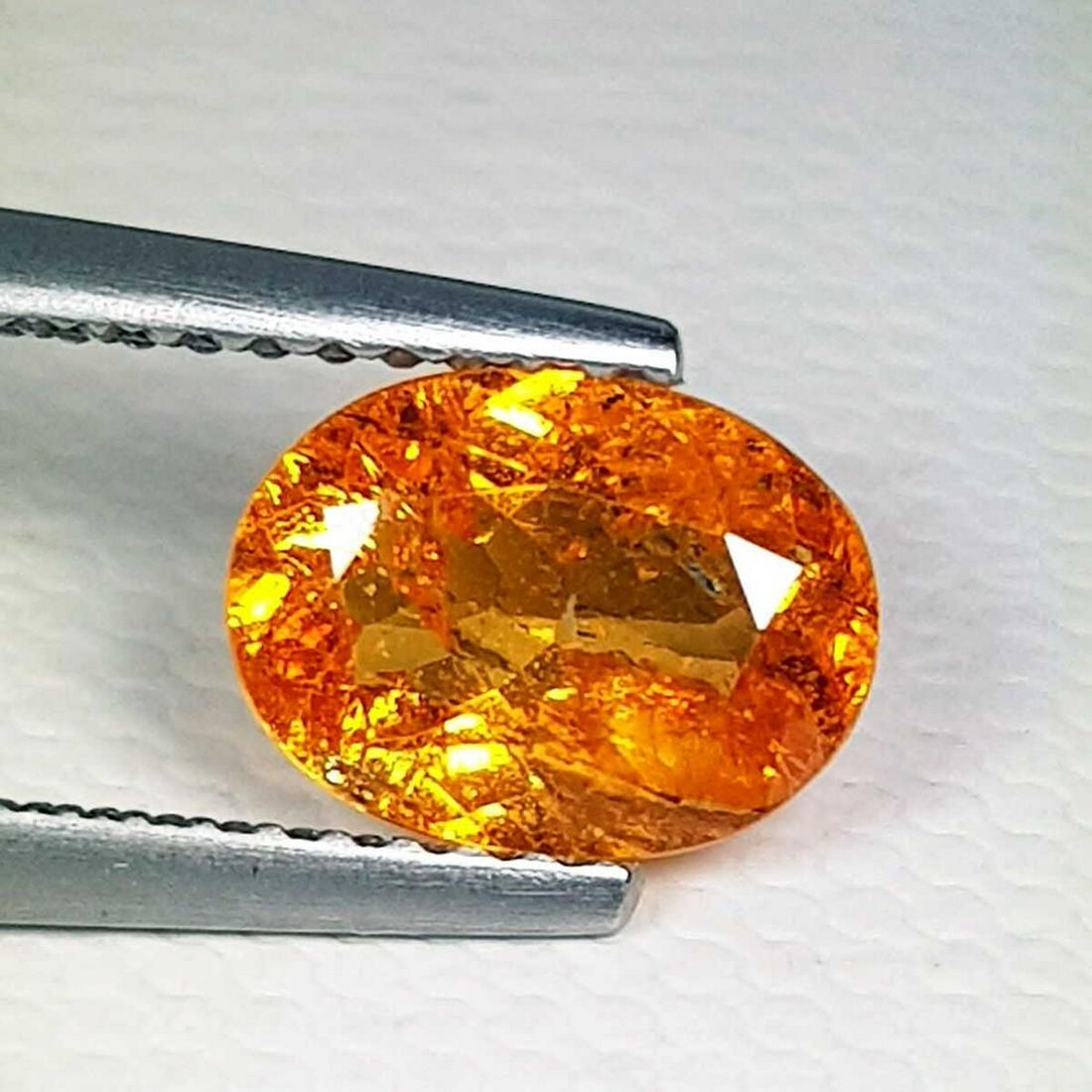 1.53 ct Natural Spessarite Garnet Oval cut (1 of 5)