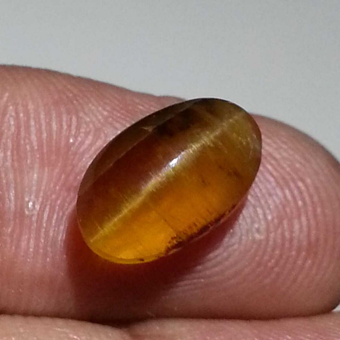 3.63 ct Natural Opal Cat's Eye: No Reserve! Title: 3.63 ct Natural Opal Cat's Eye Color/Clarity: Semi Transparent Loosegemstone Carat Weights: 3.63 Size/Dimensions: 12.00 x 7.50 x 6.60 Oval - Africa Shipping: Worldwide: Flat-rate of
