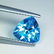 2.01 ct Natural Swiss Blue Topaz Triangle Cut