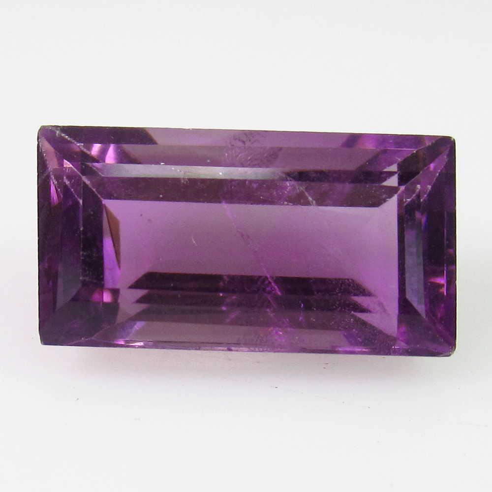 3.24 Ctw Natural Purple Amethyst Rectangle Cut (1 of 2)