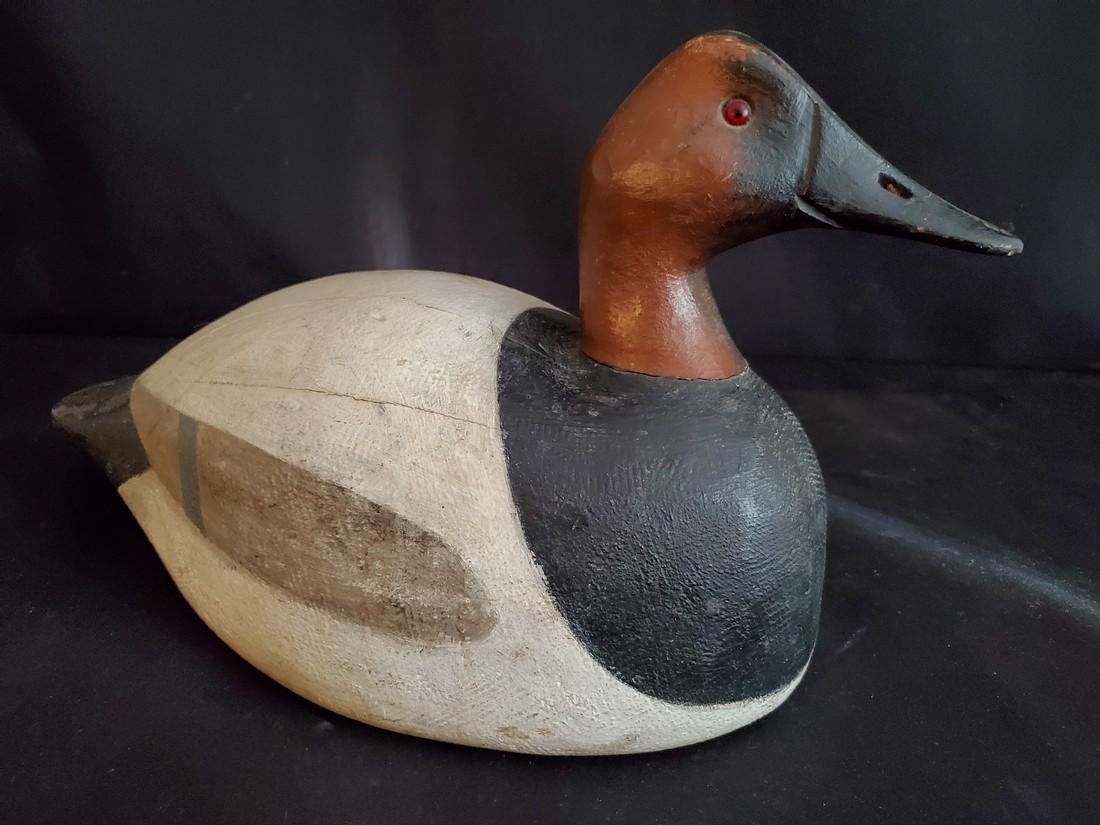 Canvasback Duck Decoy By Frank G. Strey (1890-1966) (1 of 5)