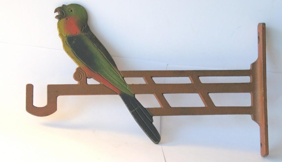 Cast Iron Parrot Hanger (1 of 2)