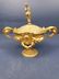 Antique goblet with lid and particular closure
