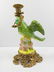 Porcelain candlesticks with bronze ornaments (depicting - 4