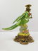 Porcelain candlesticks with bronze ornaments (depicting - 6