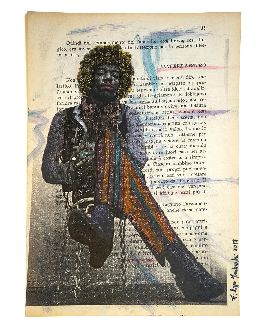 Filippo Imbrighi Italy 1975) -Icon Pages - Jimi Hendrix (1 of 3)