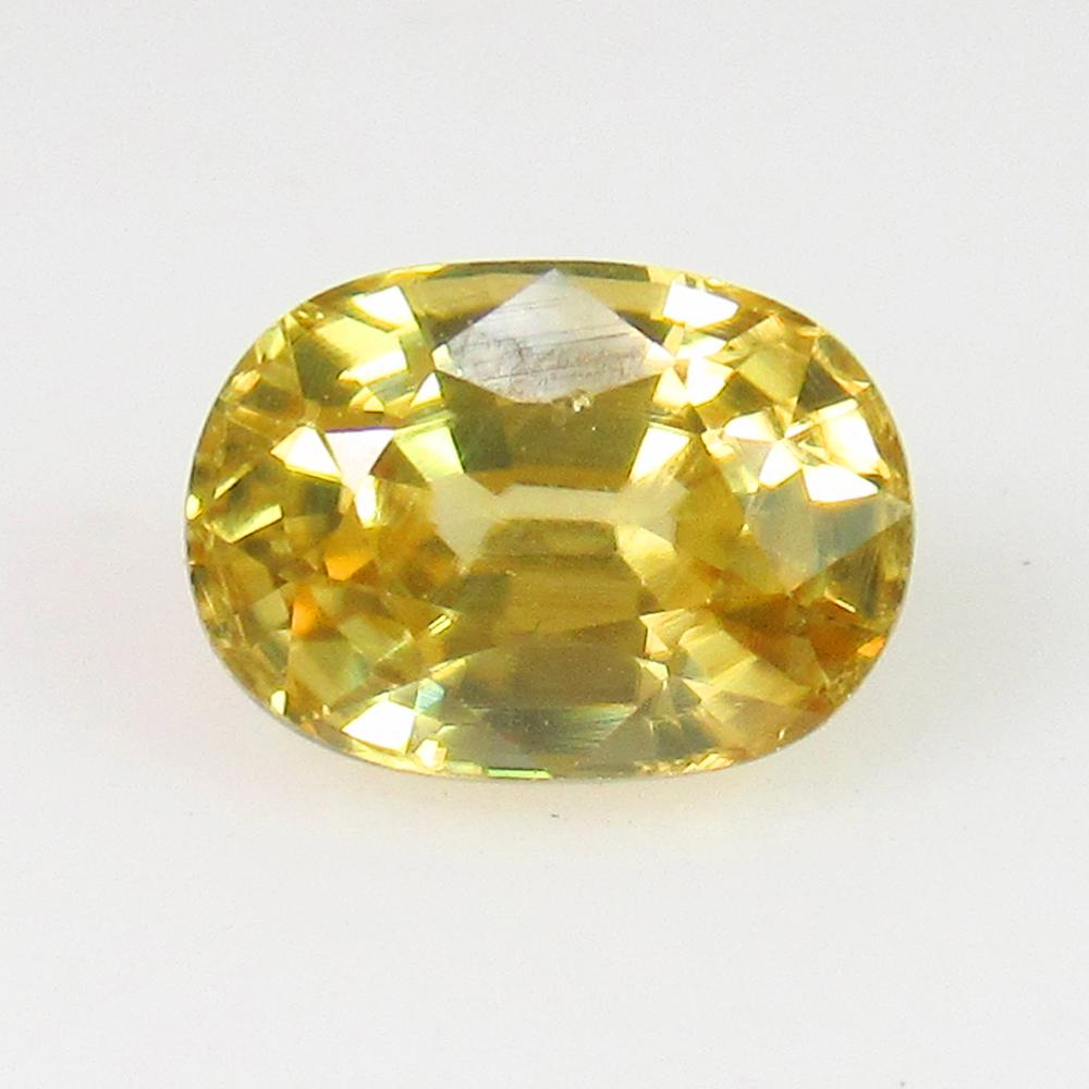 1.58 Ct Genuine Yellow Zircon 7X5 mm Oval Cut: No Reserve! Title: 1.58 Ct Genuine Yellow Zircon 7X5 mm Oval Cut Stone Clarity: VVS Loose Gemstone: Natural Zircon Carat Weights: 1.58 Size/Dimensions: 7.00 x 5.10 x 4.20 mm Top class Full Luster / Ex