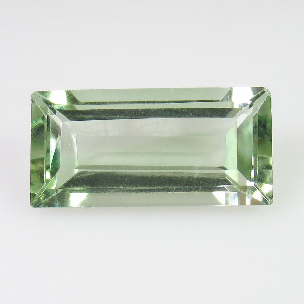 4.24 Ct Genuine Green Amethyst 16X8 mm Rectangle Cut (1 of 2)
