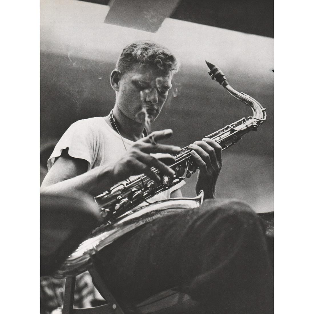 WILLIAM CLAXTON - Zoot Sims, Hollywood 1955: Artist: WILLIAM CLAXTON Print Title: Zoot Sims, Hollywood 1955 John Haley "Zoot" Sims (1925-1985) was an American jazz saxophonist, playing mainly tenor but also alto (and, later, soprano) saxophone. 