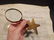 Brass Starfish Magnifying Glass Desk Hand Lens - 3