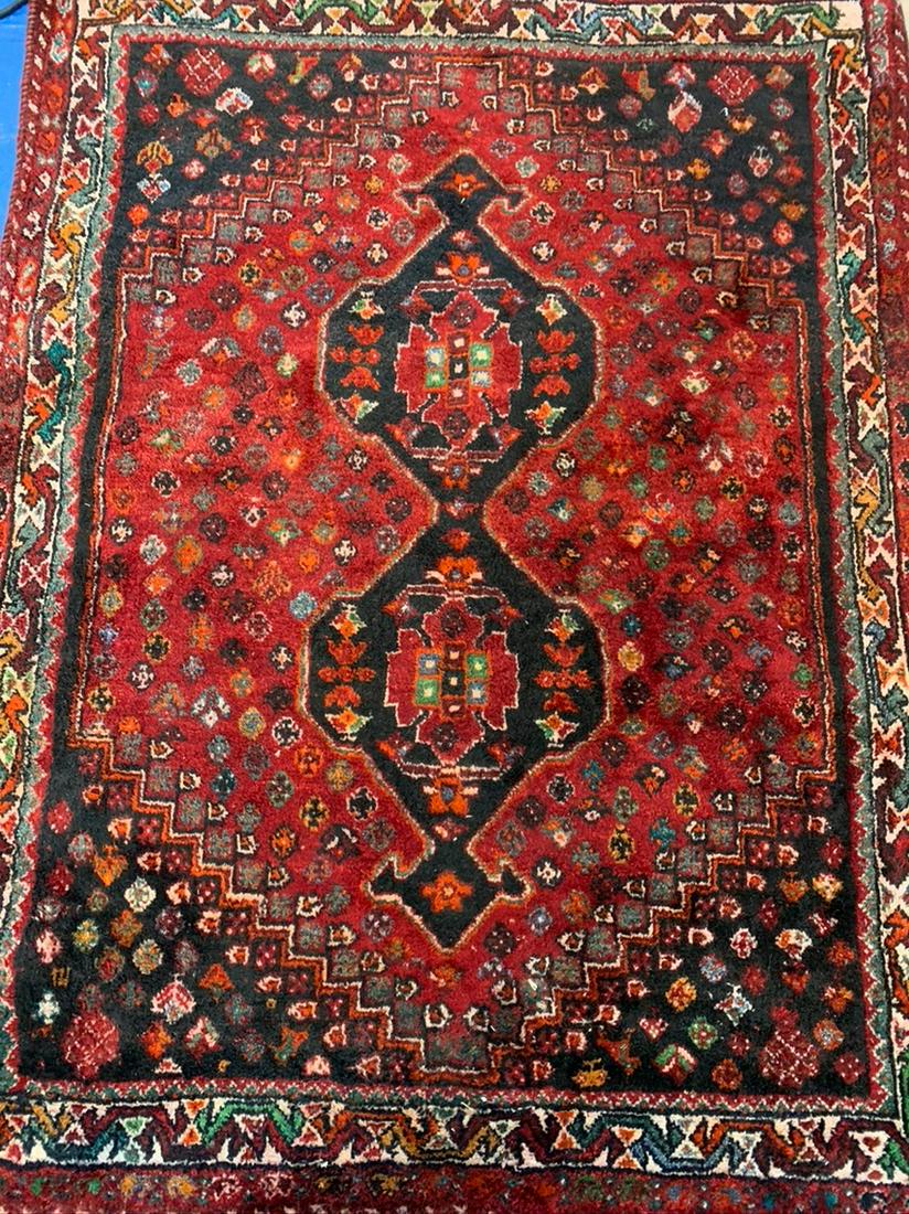 Hand Woven Persian Afshar  Rug 5.4x4 (1 of 10)