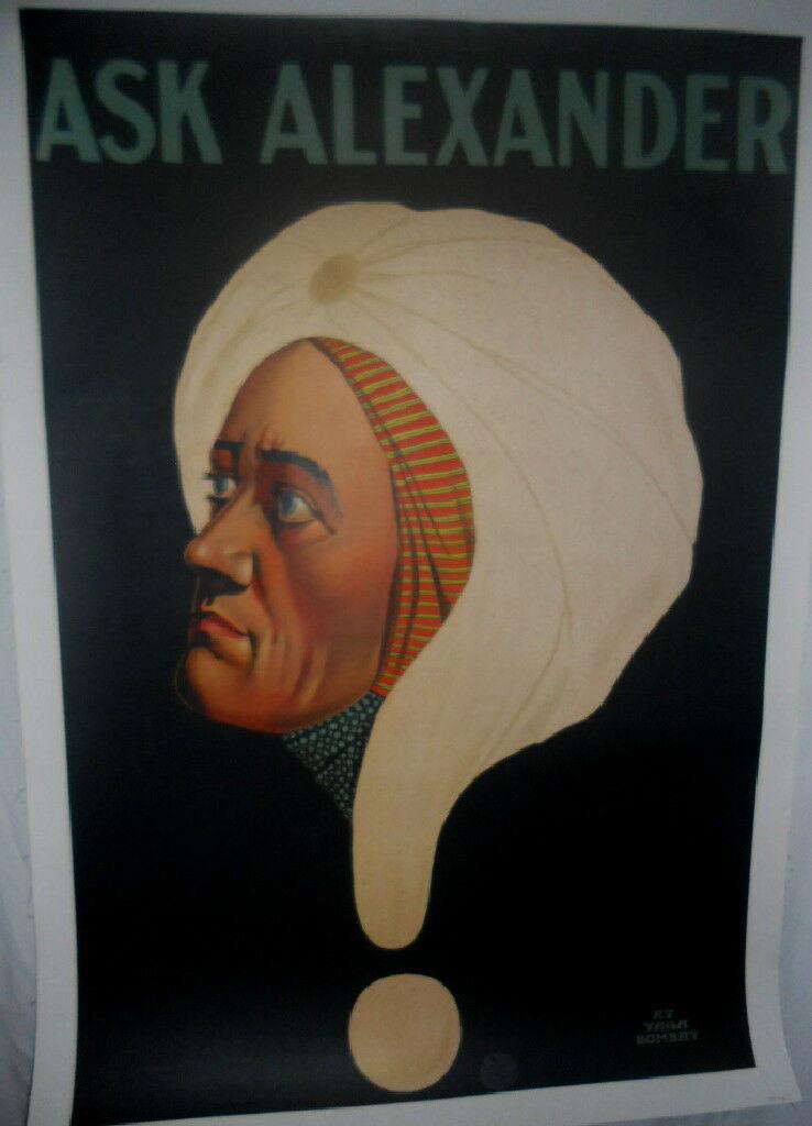 Original Vintage 1915 Ask Alexander Question Mark (1 of 4)