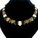 Amber collar flat necklace of various colour
