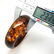Baltic amber bangle bracelet cognac colour - 10