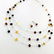 Amber necklace and silver earrings - 7