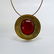 Pendant Baltic amber in gold plated silver - 4