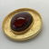 Pendant Baltic amber in gold plated silver - 7
