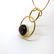 Pendant Baltic amber in gold plated silver - 2