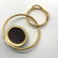 Pendant Baltic amber in gold plated silver - 8