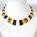Cleopatra's collar flat necklace Baltic amber