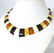 Cleopatra's collar flat necklace Baltic amber - 2