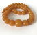 Old Baltic Amber Necklace Toffee Colour Round Beads - 6