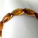 Luxury bracelet with carved Baltic amber - 2