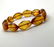 Luxury bracelet with carved Baltic amber - 5