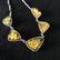 Vintage silver necklace with Baltic amber - 2