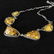 Vintage silver necklace with Baltic amber - 4