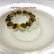 Baltic amber cut beads bracelet with inclusions - 8
