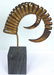 C. Jere Ram's Horn Sculpture on Marble Base, Twice - 7