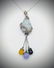 Necklace & Snake Pendant w Tsavorite Garnet, Jade,