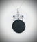 Necklace w Nuumite, Blue Sapphire, Dangly Amethyst &