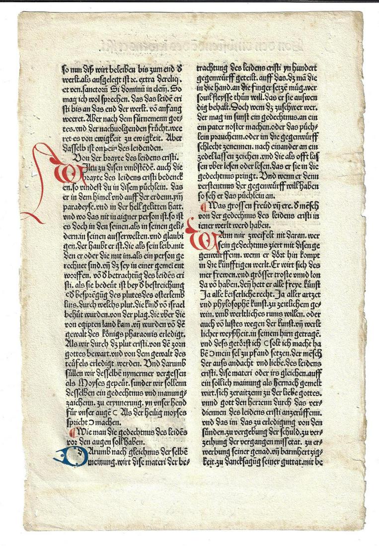 c1480 Leaf Sufferings of Christ (1 of 2)