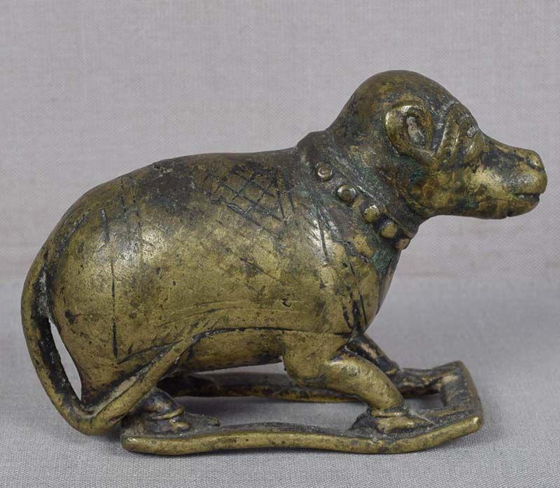 18c Indian bronze RAT MOOSHIKA vehicle of Ganesha (1 of 6)