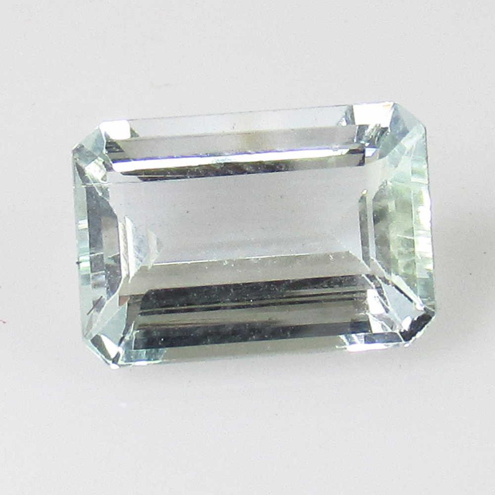 1.74 Ct Genuine Aquamarine Emerald Cut (1 of 2)