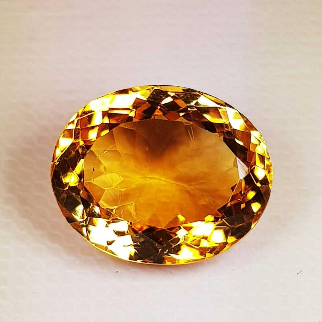 8.63 ct Natural Citrine Oval Cut (1 of 5)