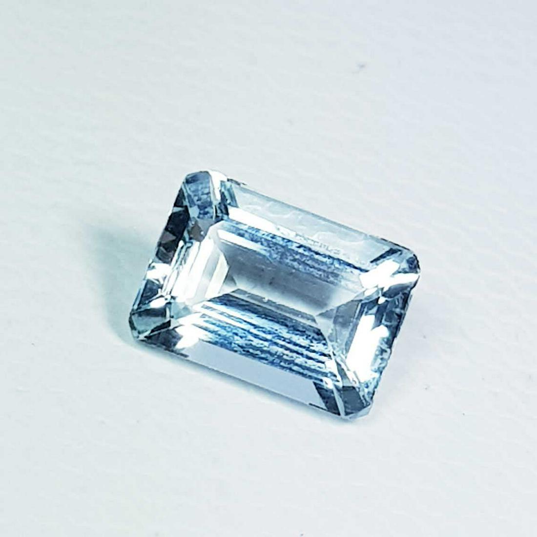1.15 ct Natural Aquamarine Emerald Cut (1 of 5)