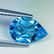 Natural Blue Topaz Pear Cut 1.92 ct
