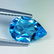 Natural Blue Topaz Pear Cut 1.92 ct - 2