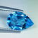 Natural Blue Topaz Pear Cut 1.92 ct - 3