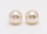 18 kt. Yellow Gold - 8.5x9mm Akoya Pearls - Earrings - 4