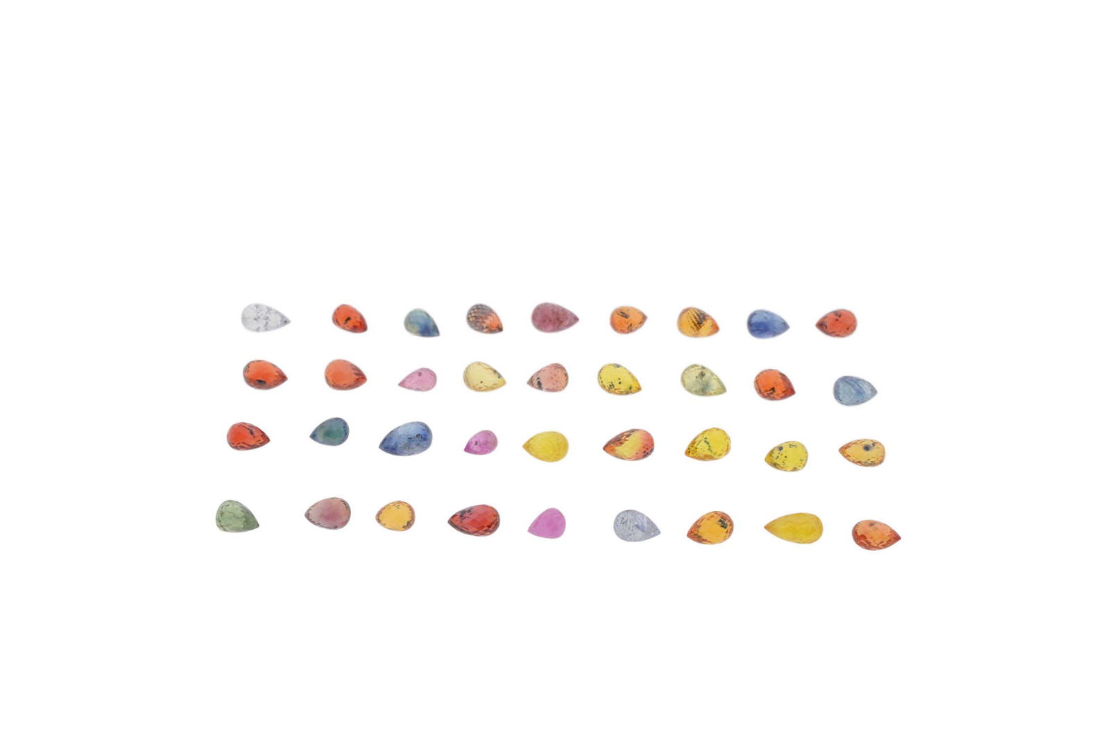 1ct Mix Assorted Briolette Sapphire (1 of 14)