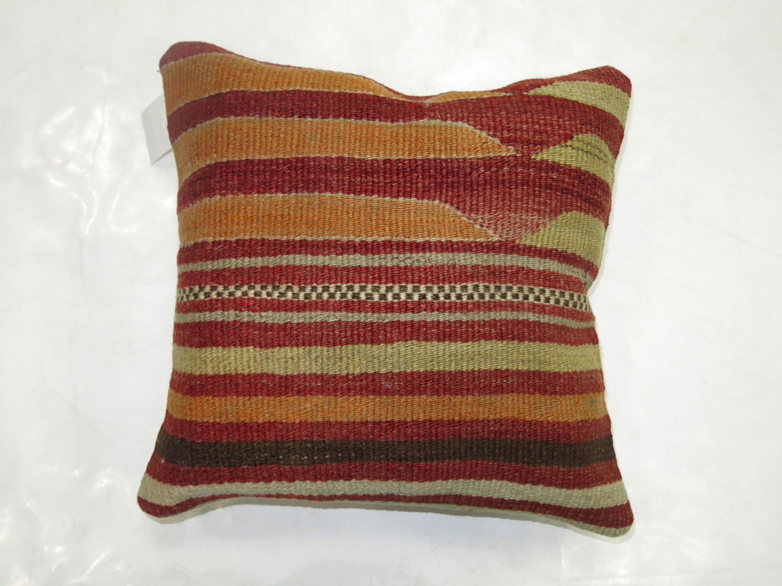 Turkish Striped Kilim Pillow (1 of 2)