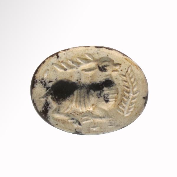 Sassanian Agate Intaglio Ring-Stone with Stag, c. 3rd (1 of 3)
