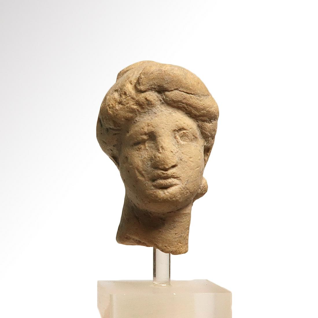 Small Greek Terracotta Head of a Lady, c. 4th - 3rd (1 of 5)