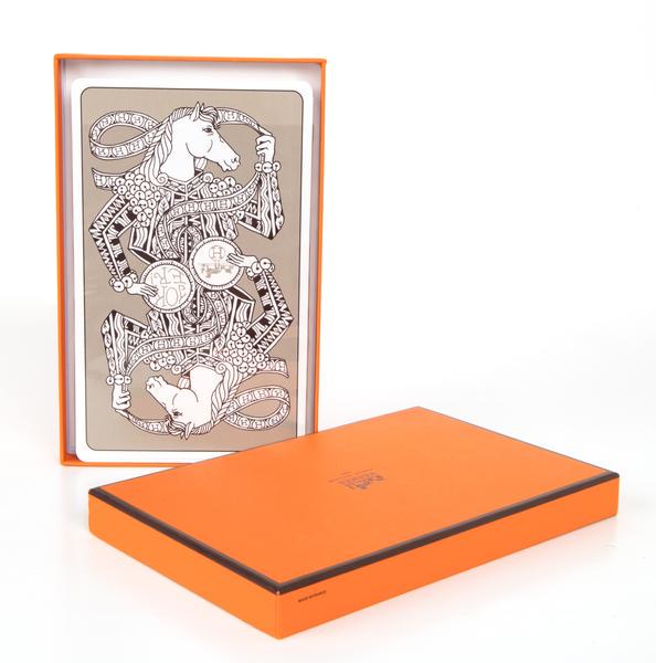 Hermes Jumbo Playing Cards Set Les 4 Mondes New (1 of 9)