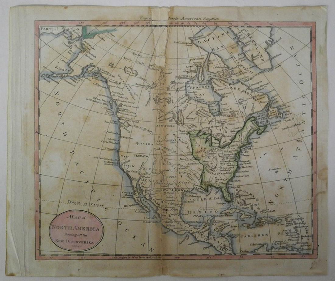 Map of North America Shewing All the New Discoveries. (1 of 5)