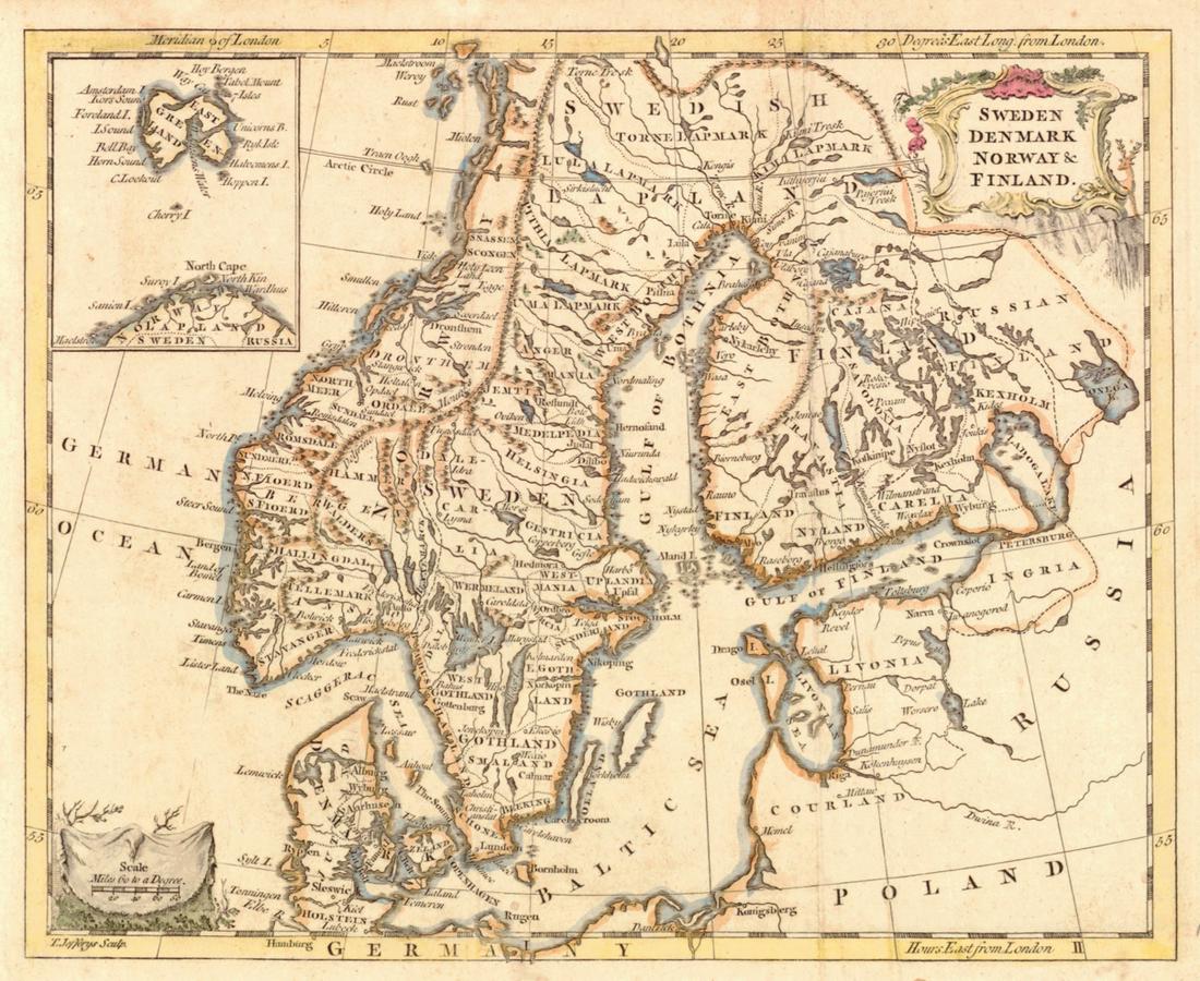 Sweden Denmark Norway & Finland. (1 of 1)